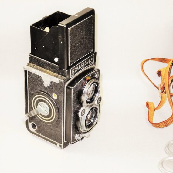 Rollei Automat Model X W/75/3,5 Xenar Lens, With Cap,Case,Rolleinar I,Hood Ex++