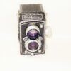 Rollei Automat Model X W/75/3,5 Xenar Lens, With Cap,Case,Rolleinar I,Hood Ex++