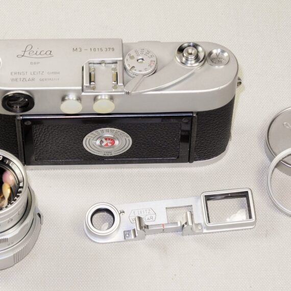 Leica M3 Single Stroke (1960) with Leica 50/2 Summicron- Dual Range(1962) Ex+/++ / SOLD