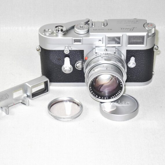 Leica M3 Single Stroke (1960) with Leica 50/2 Summicron- Dual Range(1962) Ex+/++ / SOLD