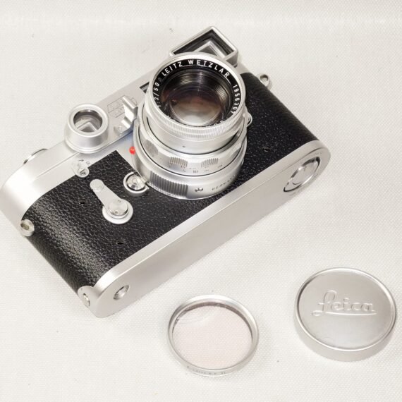 Leica M3 Single Stroke (1960) with Leica 50/2 Summicron- Dual Range(1962) Ex+/++ / SOLD