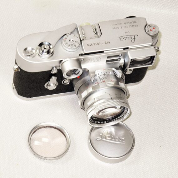 Leica M3 Single Stroke (1960) with Leica 50/2 Summicron- Dual Range(1962) Ex+/++ / SOLD