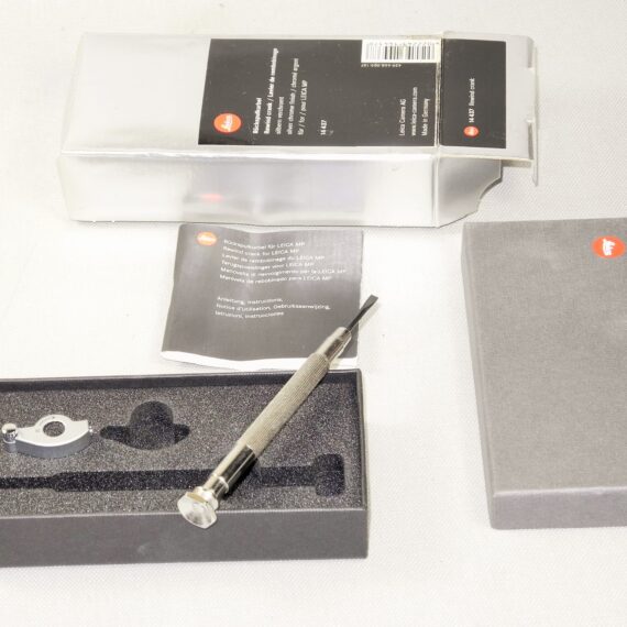 Leica Rewind crank Silver chrome finish for Leica MP 14437 W/Box,Manual Mint/LN