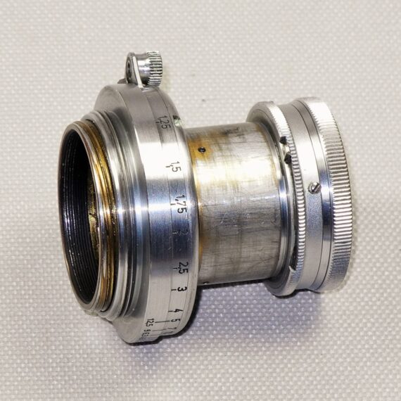 Leica 5cm f2 Summar (1936) chrome lens  Ex