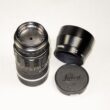 Leica 90/2,8 Elmarit black "Wetzlar" lens (1966) with hood and caps Ex+/++