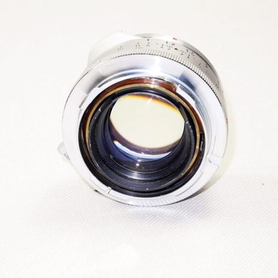 Leica 35mm f1,4 Summilux-M Silver 1st Type RARE lens W.12522 H / OLLUX black Hood Sold with Leica Original box, caps Ex++/M-