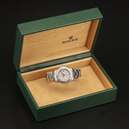 Rolex Yacht-Master Platinum and Stainless Steel Wristwatch (2005-2006) / Rolex Box, cards Mint- /Free Shipping USA