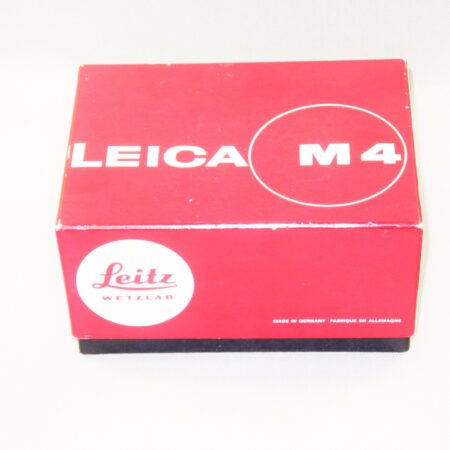 Leica M4 Silver Chrome camera Sold with-Leica original box, Leica M4 manual, cap Mint/Like New- condition. / SOLD