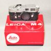 Leica M4 Silver Chrome camera Sold with-Leica original box, Leica M4 manual, cap Mint/Like New- condition. / SOLD