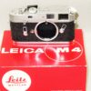 Leica M4 Silver Chrome camera Sold with-Leica original box, Leica M4 manual, cap Mint/Like New- condition. / SOLD