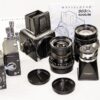 Hasselblad  503 CX black camera with 60mm,150mm CF lenses Two A12 backs,strap,Mag hood,boxes Ex++/M- / SOLD
