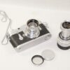 Leica M3 camera (1963) Sold with Leica 50/2mm & Leica 90/4 Collapsible lenses and accessories. Ex+/++