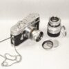 Leica M3 camera (1963) Sold with Leica 50/2mm & Leica 90/4 Collapsible lenses and accessories. Ex+/++