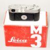 Leica M3 Single Stroke chrome late camera W/4 x Leica chrome lenses, hoods, filters, boxes, cases Nice Complete Mint- outfit / SOLD