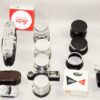 Leica M3 Single Stroke chrome late camera W/4 x Leica chrome lenses, hoods, filters, boxes, cases Nice Complete Mint- outfit / SOLD