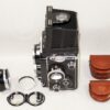 Rolleiflex 2.8F Planar TLR Camera W. Rollei Original Case, Rollei Body Cap, Rollei filter & Hood Mint- / SOLD