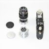 Leica I(A) Nr.34921 converted to Leica II black chrome with Leica 50mm & 90mm lenses nice Ex++ set. / Free shipping