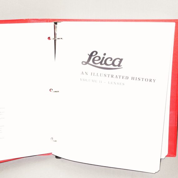 James Lager Vol II An Illustrated History Leica Lenses New Signed Book (in binder) / Free Shipping (USA)