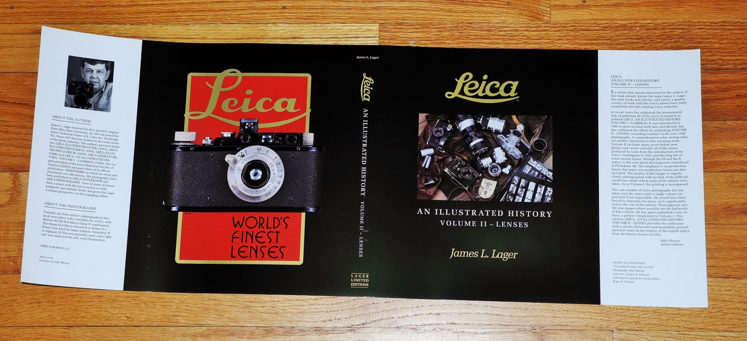 Signed by the author Photo Book Rare Leica 