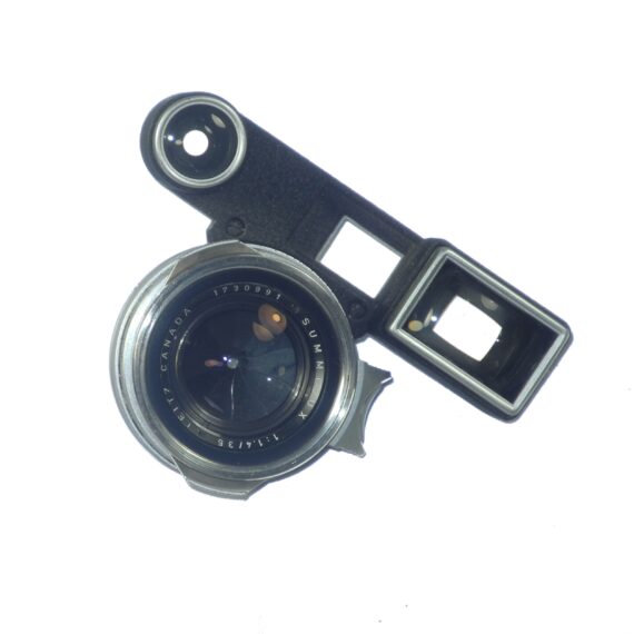 Leica 35/1,4 Summilux RF M Rim Set chrome RF Rare lens sold with Leica OLLUX hood, lens filter and caps Ex++ / Free shipping