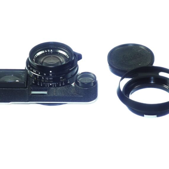 Leica 35/1,4 Summilux RF black M lens (black paint infinity lock) Sold w/Leica original box, Leica vented hood, Leica caps, Mint- Rare lens / Call or email for price / RARE