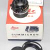 Leica 35/2 Summicron-M with Leica original box,Leica metal hood,Leica caps, Leica lens warranty cards, Just CLA'd Mint/-  SOLD