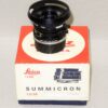 Leica 35/2 Summicron-M with Leica original box,Leica metal hood,Leica caps, Leica lens warranty cards, Just CLA'd Mint/-  SOLD
