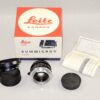 Leica 35/2 Summicron-M with Leica original box,Leica metal hood,Leica caps, Leica lens warranty cards, Just CLA'd Mint/-  SOLD