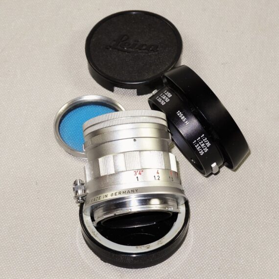 Leica M4 chrome camera (1967) Ex+/++ in Leica case & Leica 50MM SUMMICRON F2 RIGID DUAL SCALE (1965) Mint- W/Leica Metal Hood,Caps Nice set / SOLD