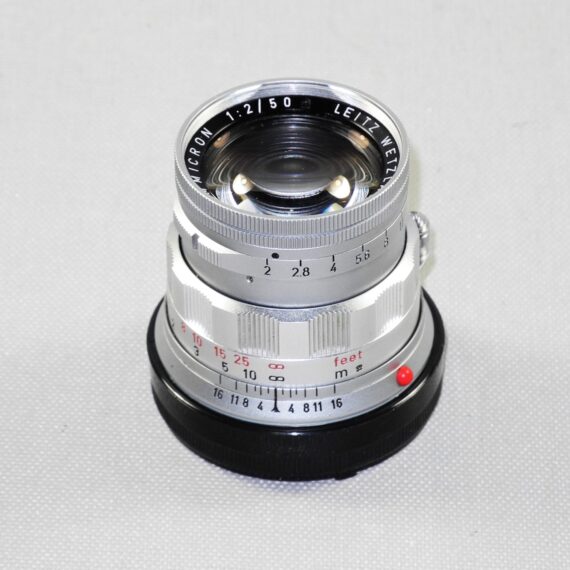 Leica M4 chrome camera (1967) Ex+/++ in Leica case & Leica 50MM SUMMICRON F2 RIGID DUAL SCALE (1965) Mint- W/Leica Metal Hood,Caps Nice set / SOLD