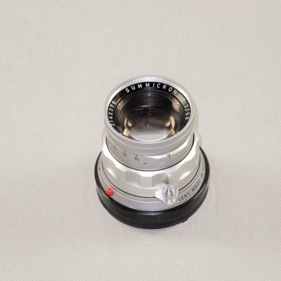 Leica M4 chrome camera (1967) Ex+/++ in Leica case & Leica 50MM SUMMICRON F2 RIGID DUAL SCALE (1965) Mint- W/Leica Metal Hood,Caps Nice set / SOLD