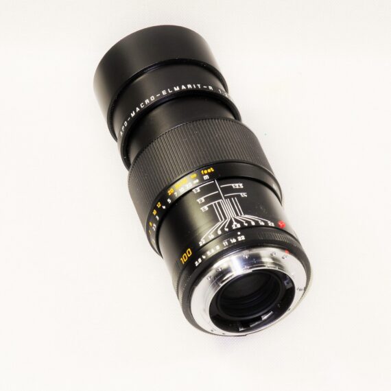 Leica 100/2.8 Apo Macro Elmarit-R 3 cam  lens,(E60) Cat# 11210 Mint- Sold with box,case, caps (Just CLA)/ Free shipping  (USA)