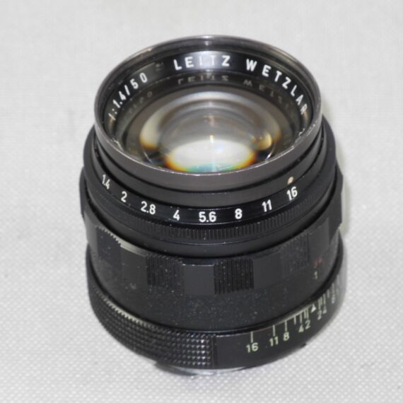 Leica Leitz 50mm f/1.4 Summilux-M Black Paint (Red Scale) 1964 Type 2 Rare / SOLD