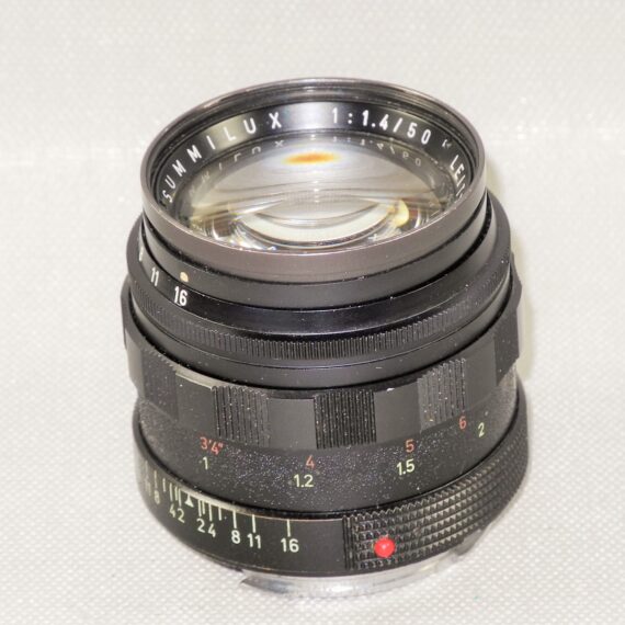 Leica Leitz 50mm f/1.4 Summilux-M Black Paint (Red Scale) 1964 Type 2 Rare / SOLD