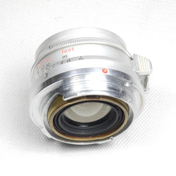 Leica 35/2 Summicron 8 Elements chrome lens German Made w/Caps & Leica Hood Ex++/Mint- / Free shipping /SOLD