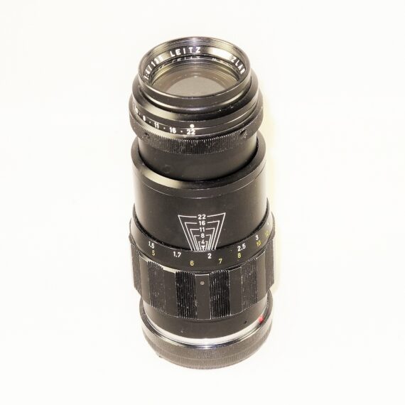 Leica 135/4 Tele Elmar-M black lens Ex/+
