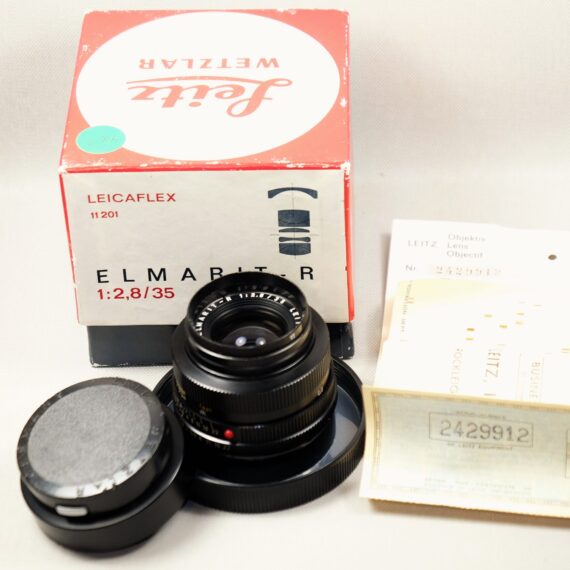Leica 35/2,8 Elmarit-R in box with box & hood Ex++ / Free shipping