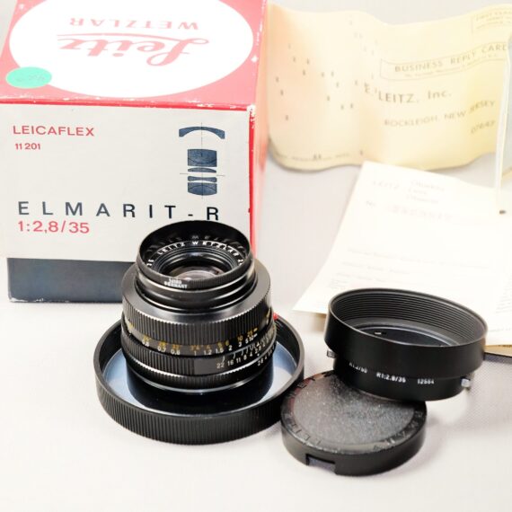 Leica 35/2,8 Elmarit-R in box with box & hood Ex++ / Free shipping