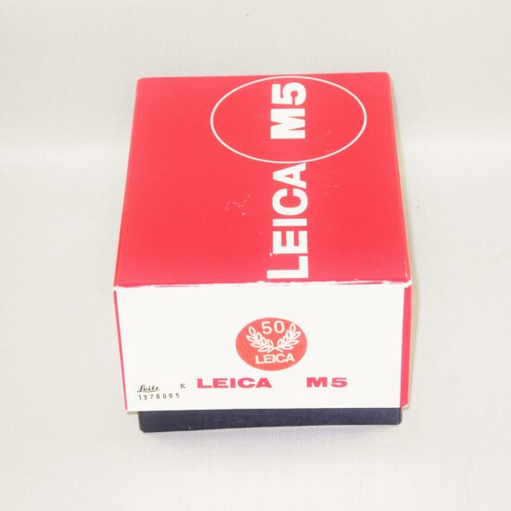 Leica M5 Silver Chrome "50 JAHRE "Anniversary with original box, manual & warranty cards Mint/LN- / SOLD