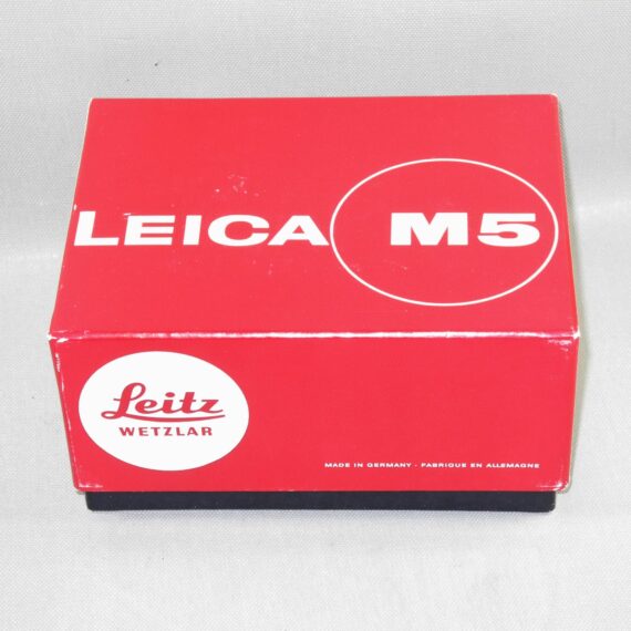 Leica M5 Silver Chrome "50 JAHRE "Anniversary with original box, manual & warranty cards Mint/LN- / SOLD