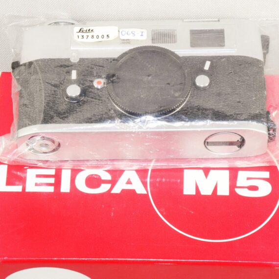 Leica M5 Silver Chrome "50 JAHRE "Anniversary with original box, manual & warranty cards Mint/LN- / SOLD
