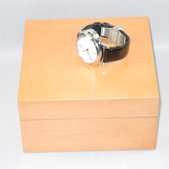 Panerai Luminor Marina White face watch, with original box, manual, 2 screw-drivers and extra unused strap Nice! / Free Shipping