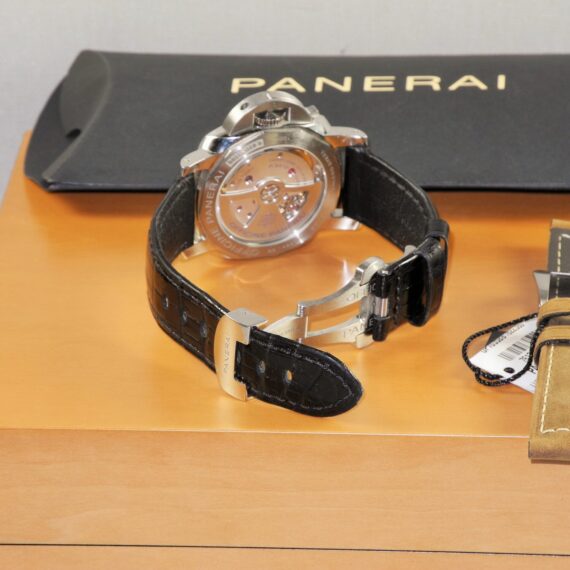 Panerai Luminor Marina White face watch, with original box, manual, 2 screw-drivers and extra unused strap Nice! / Free Shipping