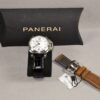 Panerai Luminor Marina White face watch, with original box, manual, 2 screw-drivers and extra unused strap Nice! / Free Shipping