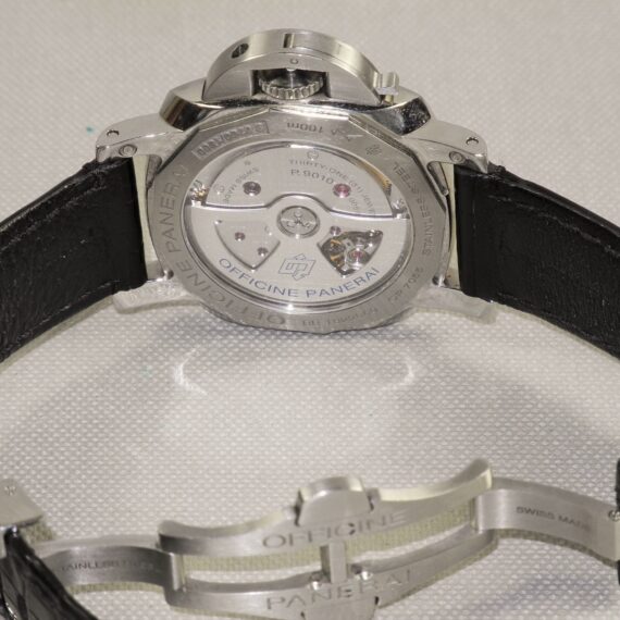 Panerai Luminor Marina White face watch, with original box, manual, 2 screw-drivers and extra unused strap Nice! / Free Shipping