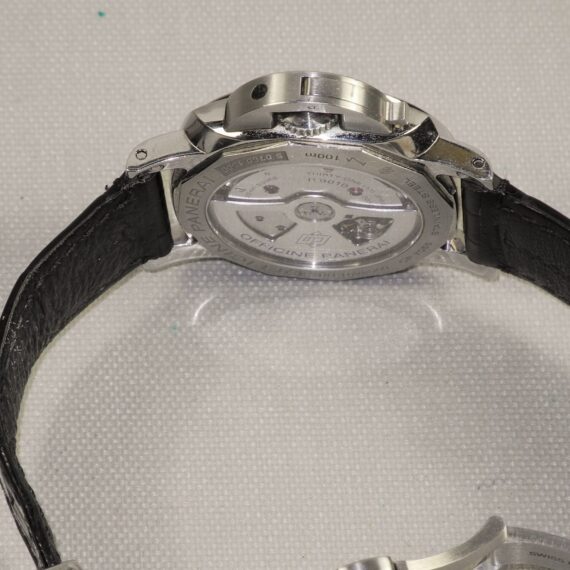 Panerai Luminor Marina White face watch, with original box, manual, 2 screw-drivers and extra unused strap Nice! / Free Shipping