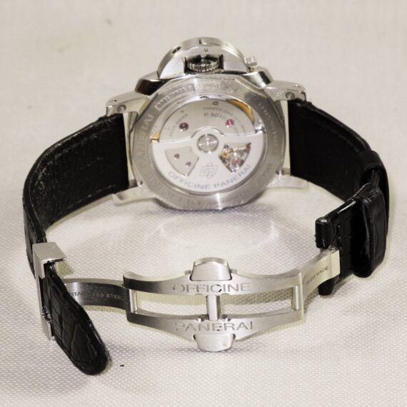 Panerai Luminor Marina White face watch, with original box, manual, 2 screw-drivers and extra unused strap Nice! / Free Shipping