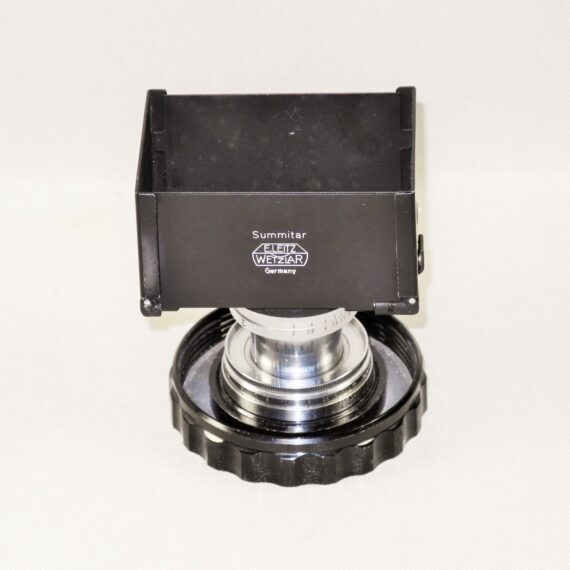 Leica 50/2 Summitar lens (1952 Just CLA'd) Sold with caps and Leica Metal hood Ex++ / Free shipping (USA)