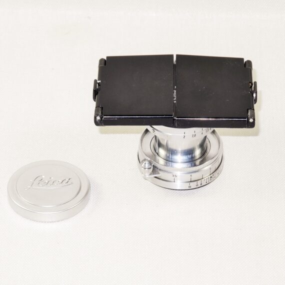 Leica 50/2 Summitar lens (1952 Just CLA'd) Sold with caps and Leica Metal hood Ex++ / Free shipping (USA)