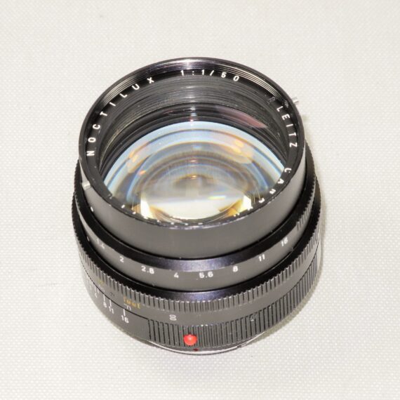 Leica 50/1,0 Noctilux-M First Version (E58 filter size-1977) with Leica hood, Lens case, Caps  Ex+/++ / SOLD